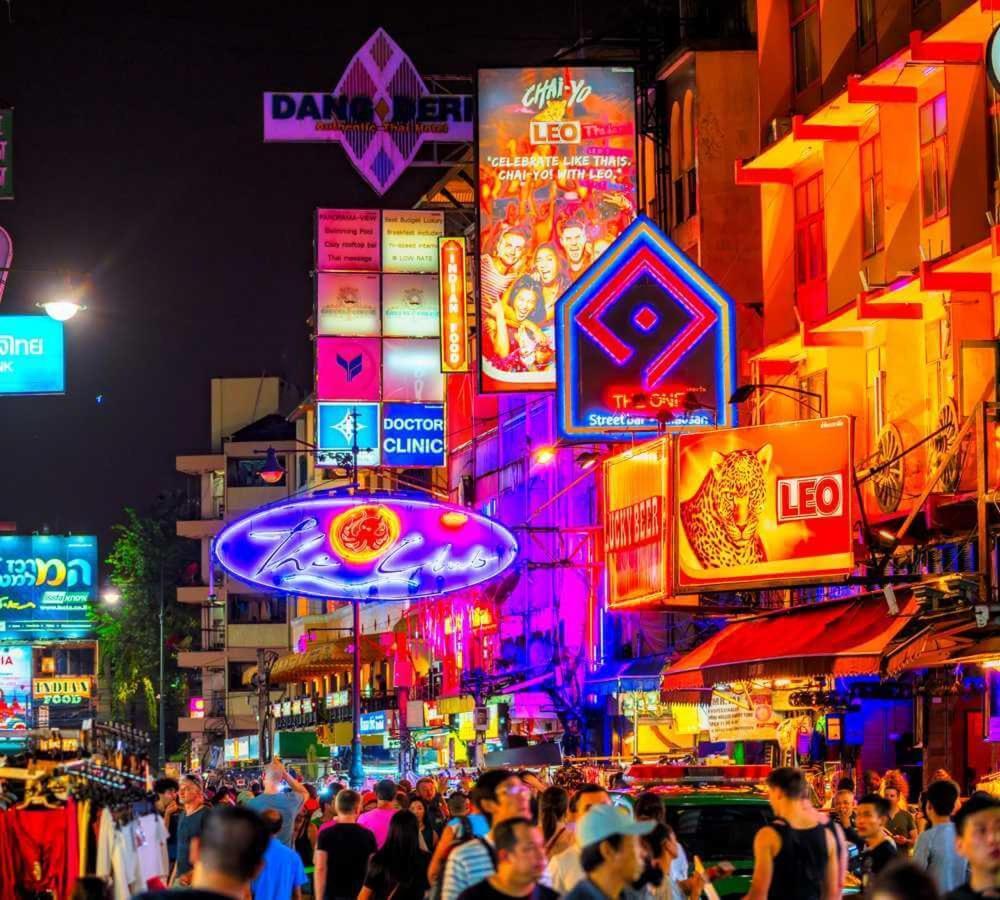 Easy Sunday Khaosan Bangkok Hotell Exteriör bild